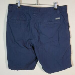 Columbia Mens Navy‎ Blue Outdoor Casual Shorts Size 34W Actual 36W